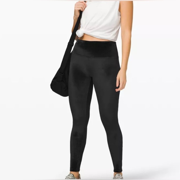 LULULEMON Wunder Lounge High-Rise  Full lenght Tight 
Velvet Sz 2 - Picture 4 of 9